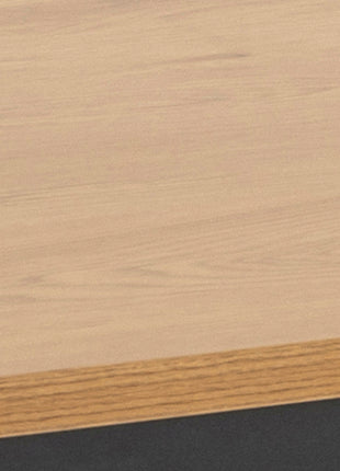 Seaford Dining Table in Black & Oak