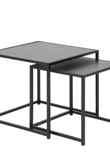 Seaford Nest of Tables in Ash Black