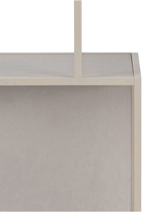 Seaford Tall Grey Metal Bookcase with 5 Shelves