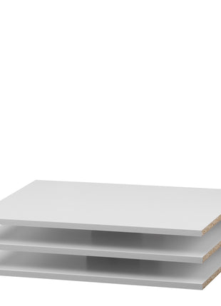Verona Set of Shelves  Narrow (for 120cm Wardrobe) in White