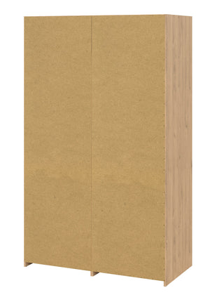 Line Wardrobe with 2 Doors 2 Drawers in Jackson Hickory Oak