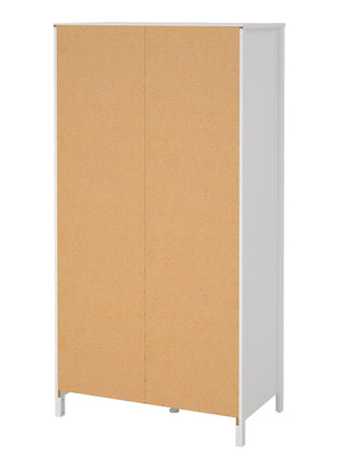 Barcelona Wardrobe with 1 door + 1 mirror door + 2 drawers White