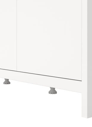 Barcelona Wardrobe with 3 Doors in White