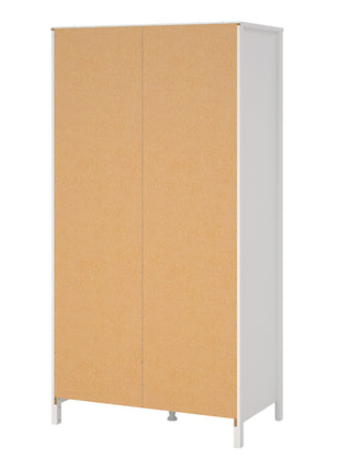Barcelona Wardrobe with 2 Doors in White