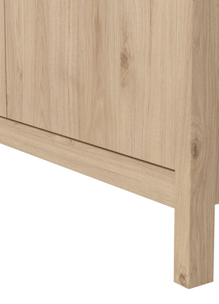 Barcelona Wardrobe with 2 Doors in Jackson Hickory Oak