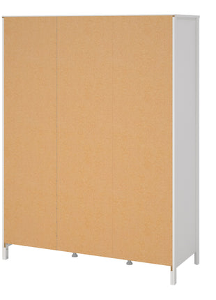 Madrid  Wardrobe with 2 Doors 1 Mirror Door 2 Drawers White