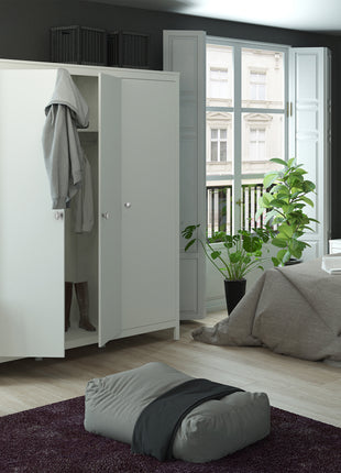 Madrid Wardrobe with 3 Doors in White