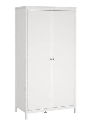 Madrid Wardrobe with 2 Doors in White