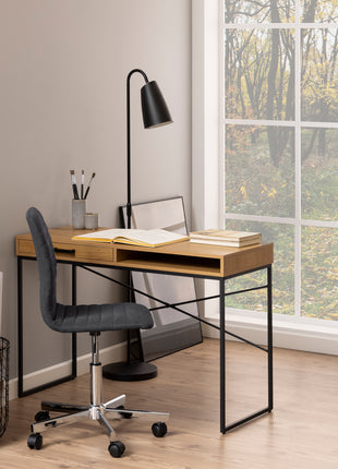 Seaford Office Desk with 1 Drawer in Oak