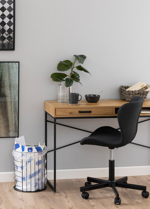 Seaford Office Desk with 1 Drawer in Oak