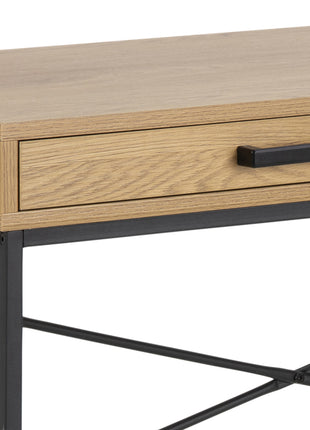 Seaford Office Desk with 1 Drawer in Oak