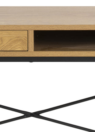 Seaford Office Desk with 1 Drawer in Oak
