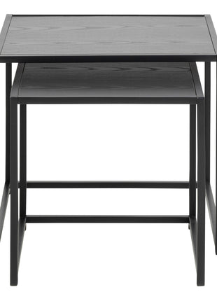 Seaford Nest of Tables in Ash Black