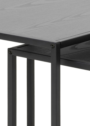 Seaford Nest of Tables in Ash Black