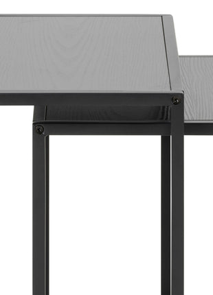 Seaford Nest of Tables in Ash Black